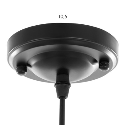 Светильник BayerLux «Куб» 1хЕ27 40 Вт черный 25×25×53 см