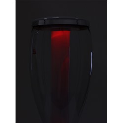 Башня пивная VaviloneDouble, колба 3 л, ёмкость для льда, подсветка, пластик, серебристая