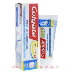 Colgate зубная паста Тотал 12 Pro-Отбеливание 75мл
