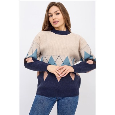 Джемпер женский Ромбы Арт. 8993