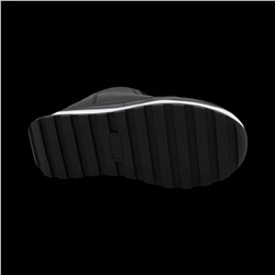 Ботинки из натуральной кожи на меху MZ0122-3 черные