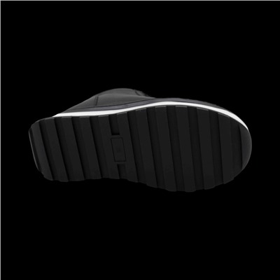 Ботинки из натуральной кожи на меху MZ0122-3 черные