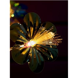 Светодиодное дерево «Неоновые цветы» 1.5 м, 80 LED, постоянное свечение, 220 В, свечение тёплое белое