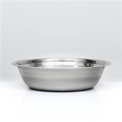 Миска металлическая эконом, 1.5 л, 25×6 см