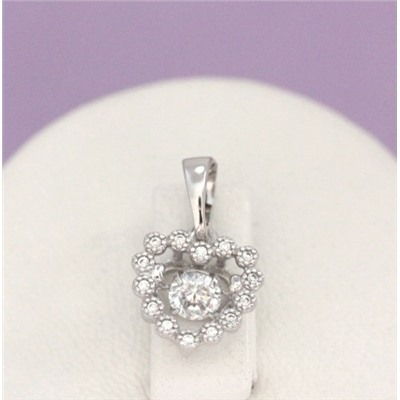 Кулон покрытие родий Н01-12302