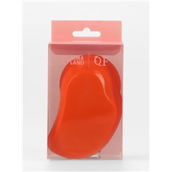 Расчёска массажная, 7.5×12.5(±1) см, оранжевая