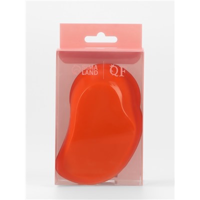 Расчёска массажная, 7.5×12.5(±1) см, оранжевая