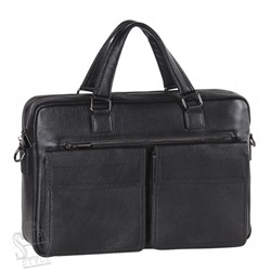Портфель мужской кожаный 8212-8QH black Heanbag