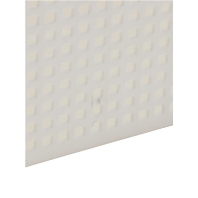 УЦЕНКА Корзина для белья с крышкой 50л 45х26х61,5см "Лофт" прямоуг, цвет белый