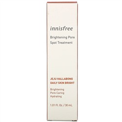 Innisfree, Jeju Hallabong Daily Skin Bright, Brightening Pore Spot Treatment, 1.01 fl oz (30 ml)