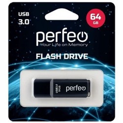 USB 3.0-флеш-накопитель PERFEO 64GB C12 Black Perfeo