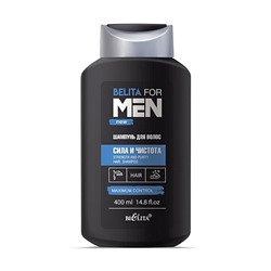 BELITA FOR MEN Шампунь для волос "Сила и чистота" 400 мл /10