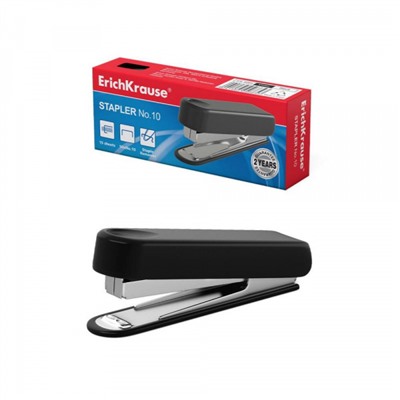 Степлер 10 на 12 листов 4665 черный ErichKrause