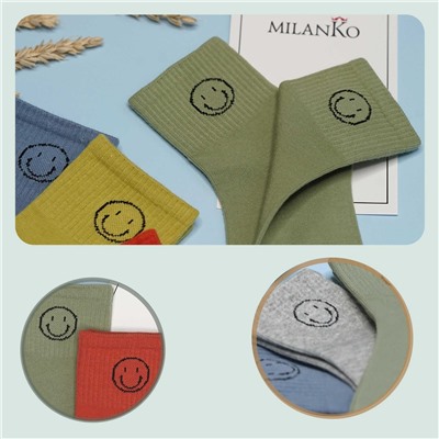 Детские хлопковые носки  (Узор 1) MilanKo D-222