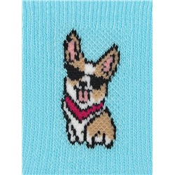 Omsa Носки OMSA kids   Calzino 21P73 с рисунком на резинке (Корги)
