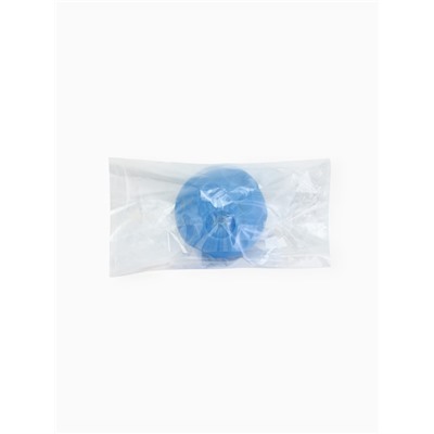 Игрушка пищащая "Мячик" для собак, 6,5 см, голубая