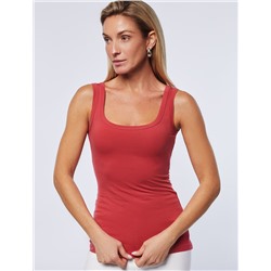 Топ облегающий из эластичного хлопка