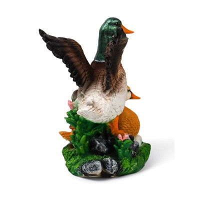 Садовая фигура из полистоуна «Утка с селезнем», 35 см