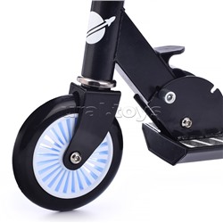 Самокат 2-х колесный ROCKET,колеса PU/ 125 мм,ABEC 7, черный