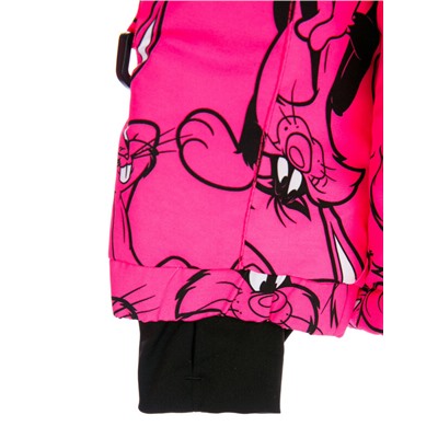 Комплект текстильный с полиуретановым покрытием для девочек: куртка, полукомбинезон