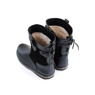 Сапоги мужские Барс, черные, на войлочная подошва