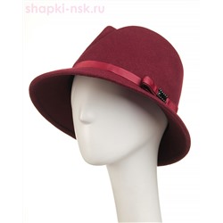 Диагональ Лента шерсть Шляпа женская
