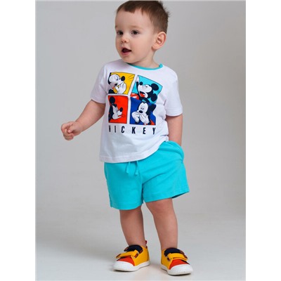 Комплект детский трикотажный для мальчиков: фуфайка (футболка), шорты