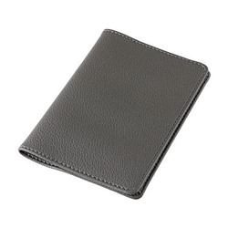 Обложка для паспорта серая, кожзам 3-619/15 Bruno Visconti