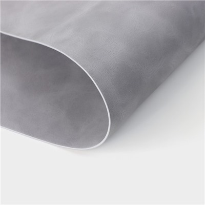 Салфетки сервировочные Magistro, 4 шт., экокожа, 45×30 см, серые