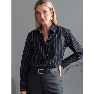 Блузка свободного силуэта из 100% хлопка