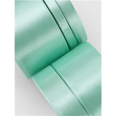 Атласная лента, набор 5 шт., 6/10/20/40/50 мм, 23±1 м, нежно-зелёная №181