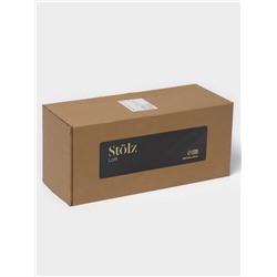 Полки для ванной Stölz, 2 шт., мыльница, чёрные