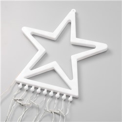 Светодиодная фигура «Комета» 3.5 м, пластик, 9 нитей, 31 В, свечение оранжевое