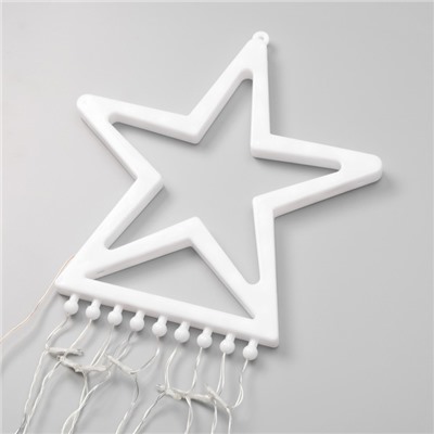 Светодиодная фигура «Комета» 3.5 м, пластик, 9 нитей, 31 В, свечение оранжевое