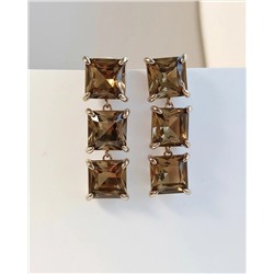 Серьги с кристаллами Swarovski, Изящные серьги с кристаллами Swarovski