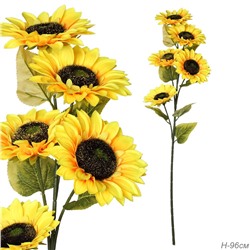 Цветок искусственный Подсолнух 5 цветков 96 см / CP-96 /уп 280/