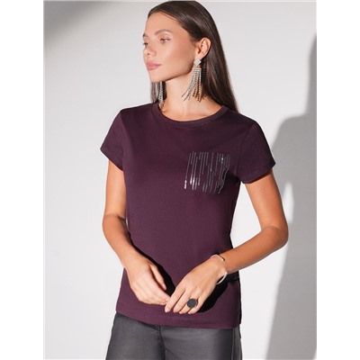 VILATTE Футболка D49.135