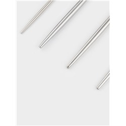 Набор столовых приборов Magistro «Фолк», 4 предмета, нержавеющая сталь, цвет металла золотой, серебряный ручки