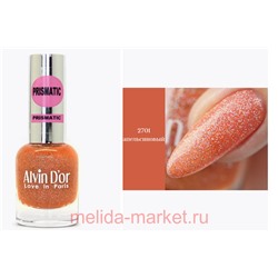 Alvin D`or Лак для ногтей  Prismatic тон 2701 апельсиновый 12мл