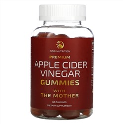 Nobi Nutrition, Premium Apple Cider Vinegar Gummies with The Mother, Apple , 60 Gummies