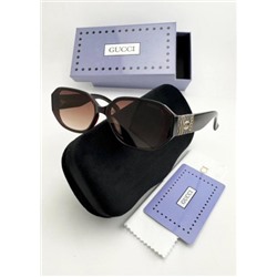 Набор женские солнцезащитные очки, коробка, чехол + салфетки #22770422