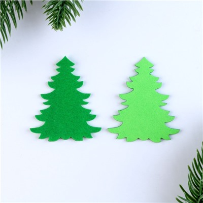 Новогодний декор «Ёлочки», набор 10 шт.