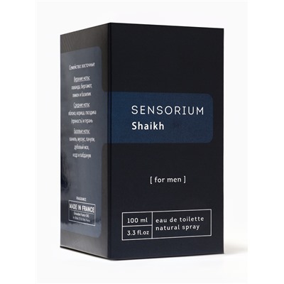 Туалетная вода мужская Sensorium Shaikh, 100 мл
