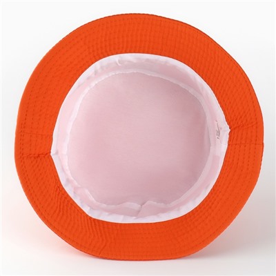 Панама Love, оранжевая, р-р 56