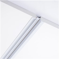 Шинопровод встраиваемый магнитный трековый ULTRA «Слим-100», 2-жильный, белый, 100 см