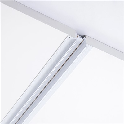 Шинопровод встраиваемый магнитный трековый ULTRA «Слим-100», 2-жильный, белый, 100 см