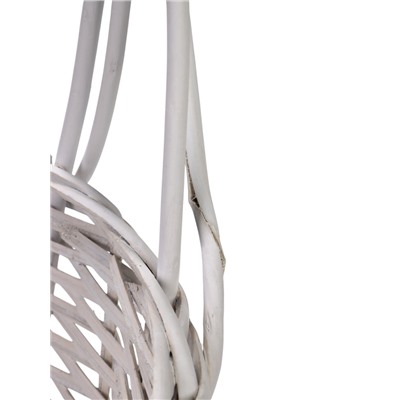 УЦЕНКА Корзина плетёная для хранения, ива, белая, набор 3 шт.