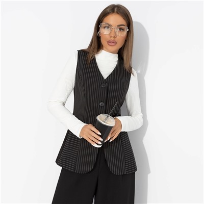 Жилет в полоску, Налёт драмы (чёрный)