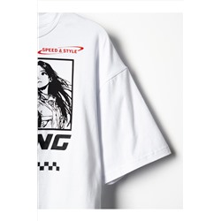 Комплект трикотажный для девочек: фуфайка (футболка), брюки PLAYTODAY, 1240270