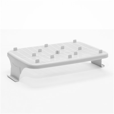 Туалет с сеткой, 44×33×11.5 см, серый, оливковый